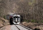 RBMN 9168 at the east portal of Mahanoy Tunnel 